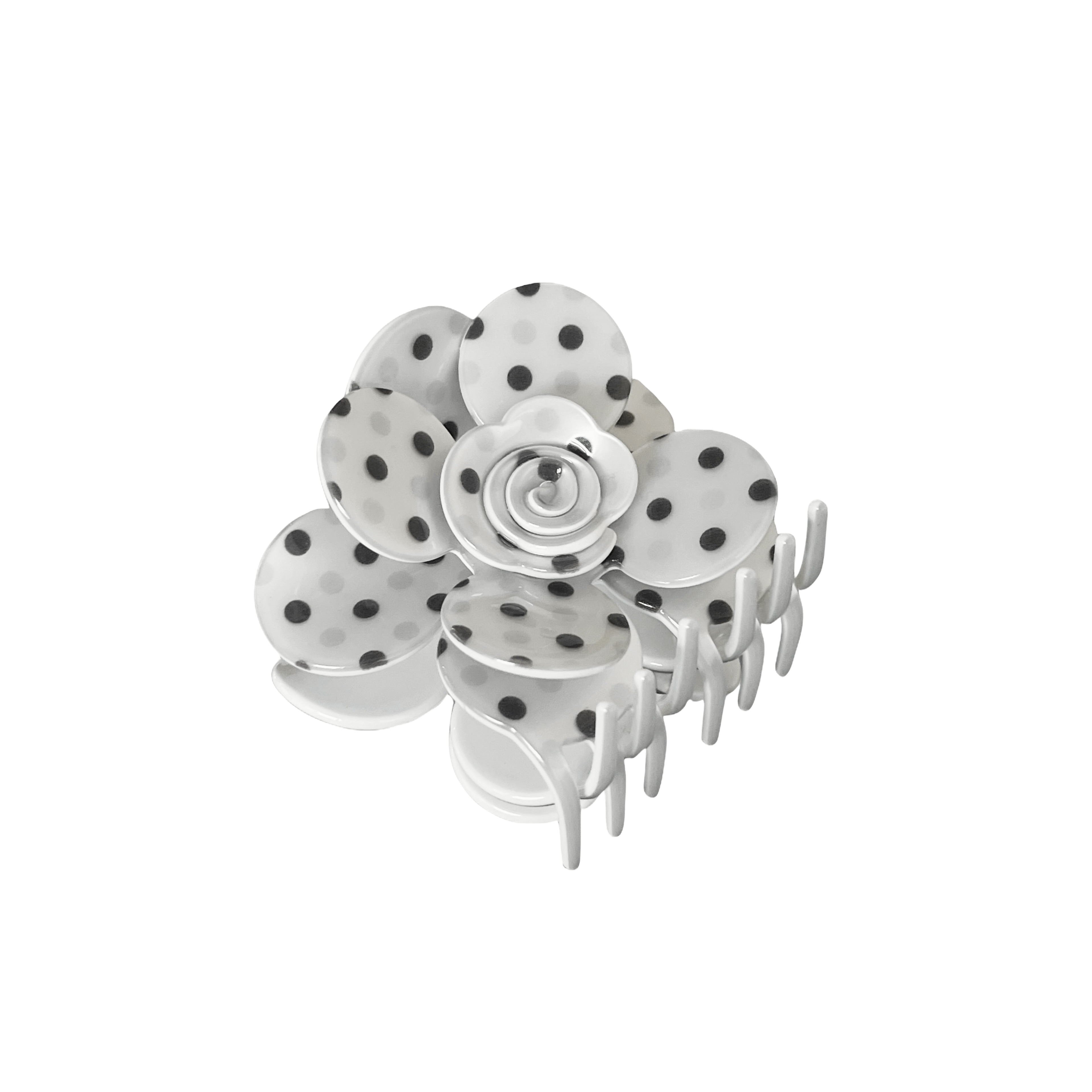 Bloemenclip met stippen Bloemenclip met stippen